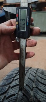 2 zimní pneumatiky SAVA 195/65R15 91T 7,00mm - 4