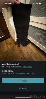 Podpatky značky  Vero Cuoio - 4