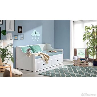 Rozkládací postel (80/160x200) - 4