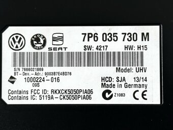 Bluetooth handsfree jednotka 7P6035730M VW Tiguan 5N 2008 - 4