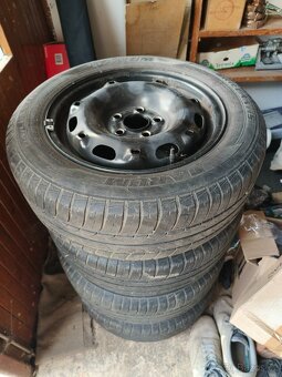 Plechové disky s pneu 6Jx14 ET43 Škoda fabia - 4