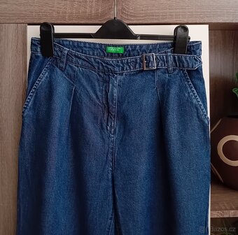 Benetton dámské lehké džínové kalhoty vel. S - 4