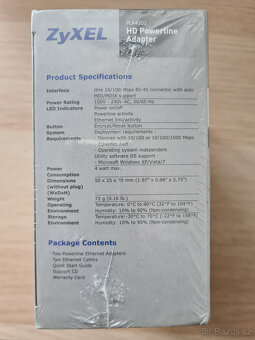 Zyxel PLA 4201 power line adaptér nový - 4