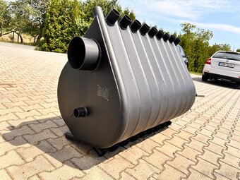 Horkovzdušná trubková kamna na dřevo 6,5 až 45kW - 4