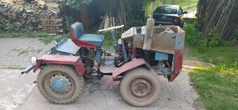 Prodám kloubový malotraktor domácí výroby - 4