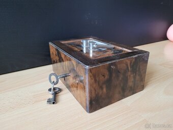 Starožitná kasa/pokladna/trezor - 4