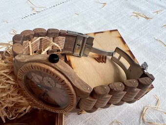 Dřevěné hodinky typ ONE - nové - 4