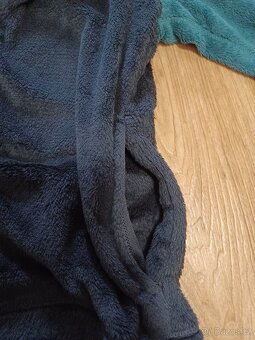 Hřejivá mikina modro zelená 158/164 - 4