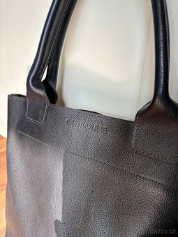 Černá kožená kabelka zn. BODLINE - 4