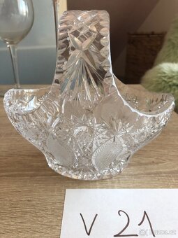 broušené sklo 50 let staré Bohemia glass - 4