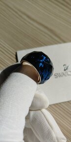 Swarovski ikonický prsten modrý - 4