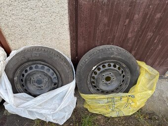 5x112 r15 plechové disky s letními pneu Nexen - 4