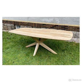 Masivní jídelní stůl - Bora 220 cm - 4