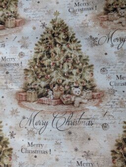 Vánoční látka, Marry Christmas, 3m vcelku. - 4