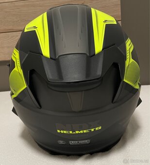 Přilba NOX N304S Carver - Černá matná (žlutá) - 4