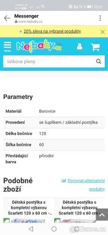 Dřevěná dětská postýlka Drewex Kuba II - 4