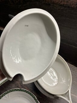 Servírovací sada se zeleným lemem - 4