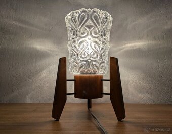 Retro lampička Dřevo Humpolec - 4