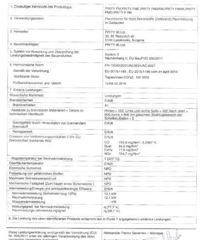 PRITY krbová kamna s troubou a výměníkem FG W15 - 4