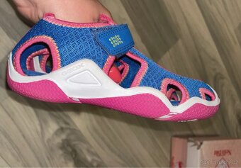 Dívčí sandále Geox modro růžové - 4