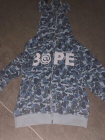 Bape hoodie bear blue XXL - 4
