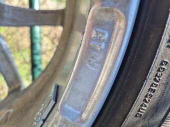 Alu kola audi/ VW 7jx17 et49, letní pneu 205/50 - 4