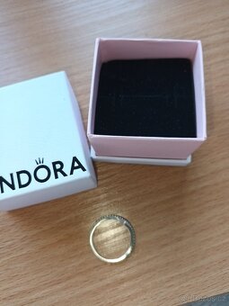 Nový stříbrný prsten Pandora, vel. 58 - 4