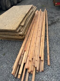 OSB desky + střešní latě 80 000 Kč materiálu za zlomek ceny - 4