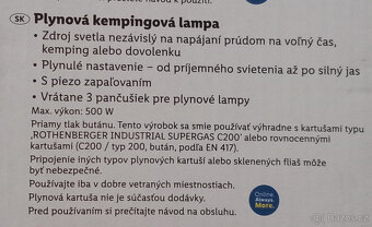 Plynová kempingová lampa Rocktrail - 4