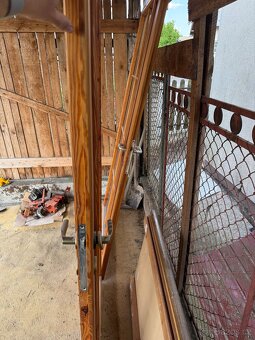 Prodám dřevěné dveře včetně kování, klik.. viz foto - 4