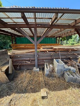 Dřevěný přístřešek,pergola cca 6x6m - 4