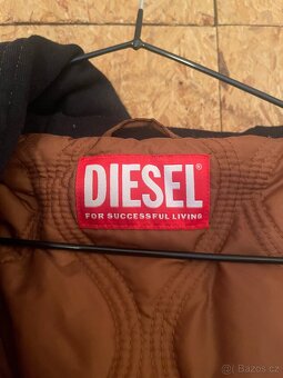Prodám bundu Diesel S-Depla fleece bomber jacket - 4