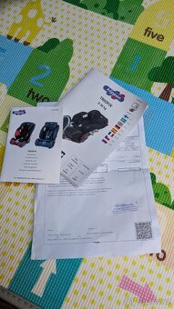 Klippan Triofix Comfort Black Orange se základnou a Dinofixe - 4