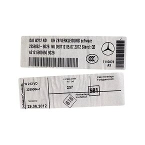 Stropnice černá A2126905950 Mercedes E r.v. 2012 - 4