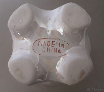 Prodám 2 vázičky a misku. Vázička 15 cm vysoká - 4