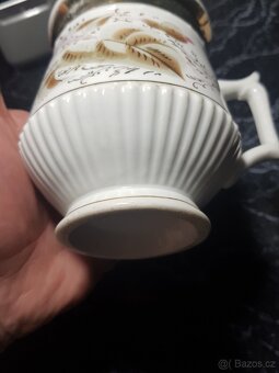 Starožitné párové hrnky. - 4