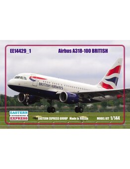 Predám plastikový model Eastern Express 14429 Airbus A318 - 4