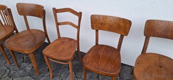 Celodřevěné jídelní židle THONET po renovaci - 4