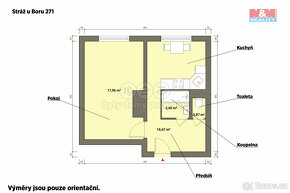 Prodej bytu 1+1, 43 m², Stráž u Boru - 4