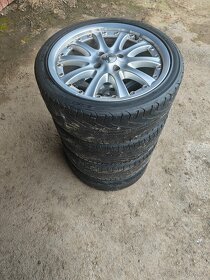 Prodám sadu Alu Citroen 7Jx17H2 ET11 + letní pneu 205/40/17 - 4