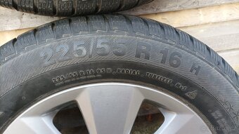 Alu kola AUDI 16" 5x112 + zimní pneumatiky Barum Polaris 3 - 4