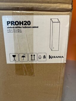 Koupelnový nábytek Keramia - bílý lesk - 4