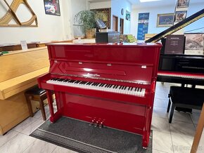 Červené pianino se zárukou, doprava do 100 km zdarma. - 4