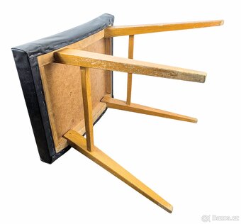 Retro koženková stolička - 4