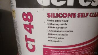 Fasádní silikonová barva Ceresit CT48 a penetrák CT16 - 4