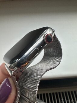 Apple Watch Series 9 45mm GPS+Cellular (milánský tah) - 4