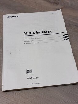 Minidisk Sony MDS JE530 - 4