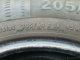 Čtyři letní pneumatiky Continental 205/60R16 92H vzorek 5mm - 4