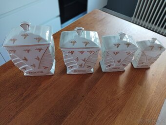 STAROŽITNÉ ART DECO PORCELÁNOVÉ KOŘENKY FRANCIE - 4
