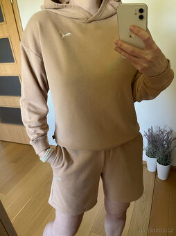 Mikinový set mikina s kapucí a kraťasy Puma vel. M - 4